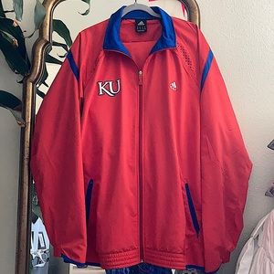 Vintage Adidas Kansas University track suit